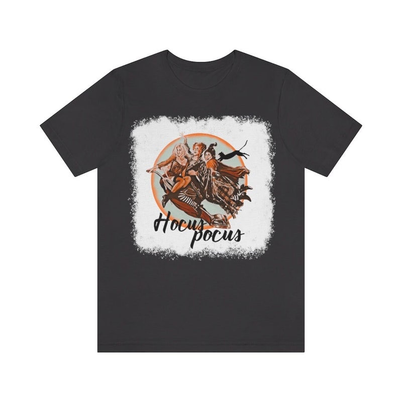 Hocus Pocus Sanderson Sisters Bleach Look Soft Halloween Unisex Jersey Short Sleeve Tee - 6.jpg