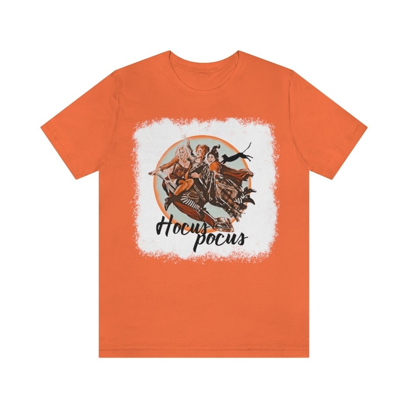 Hocus Pocus Sanderson Sisters Bleach Look Soft Halloween Unisex Jersey Short Sleeve Tee - 7.jpg