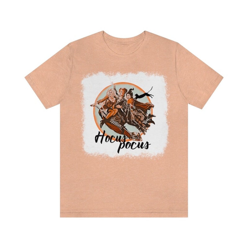 Hocus Pocus Sanderson Sisters Bleach Look Soft Halloween Unisex Jersey Short Sleeve Tee - 9.jpg