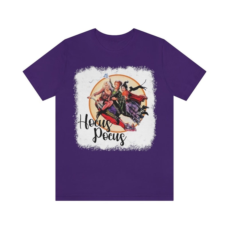 Hocus Pocus Sanderson Sisters Mock Bleach Soft Halloween Shirt Unisex Jersey Short Sleeve Tee - 2.jpg