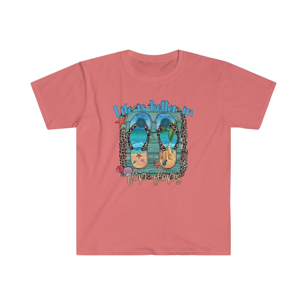 Life Is Better In Flip Flops - Unisex Softstyle T-Shirt - 3.jpg