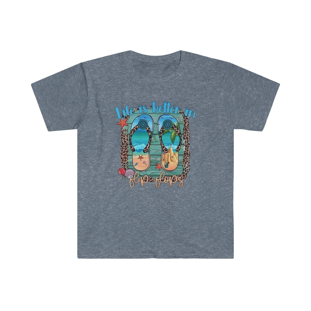 Life Is Better In Flip Flops - Unisex Softstyle T-Shirt - 4.jpg