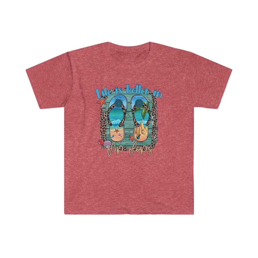 Life Is Better In Flip Flops - Unisex Softstyle T-Shirt - 5.jpg