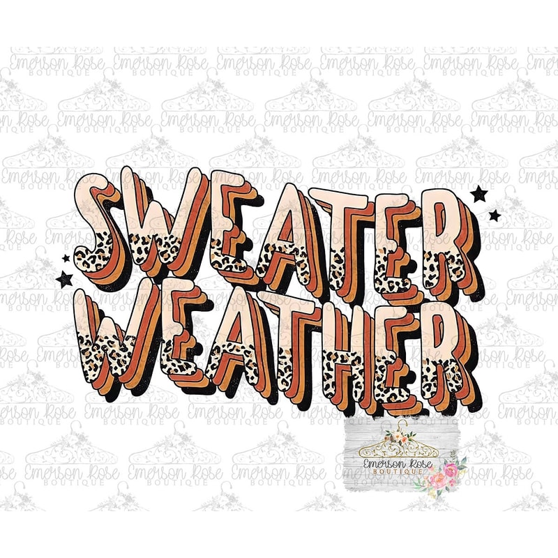 Sweater Weather - Image T-shirt Sweatshirt - Sublimation - PNG Image- Digital Image Download - 1.jpg