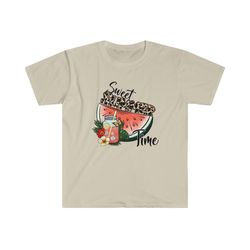 sweet summer time - unisex softstyle t-shirt