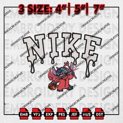 Nike Stitch Devil Trick R Treat Embroidery files, Halloween Embroidery Design, Horror Embroidery, Machine Embroidery