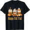 Happy Fall Y'all T-shirt Latte Coffee Leopard Pumpkin Autumn T-Shirt.jpg