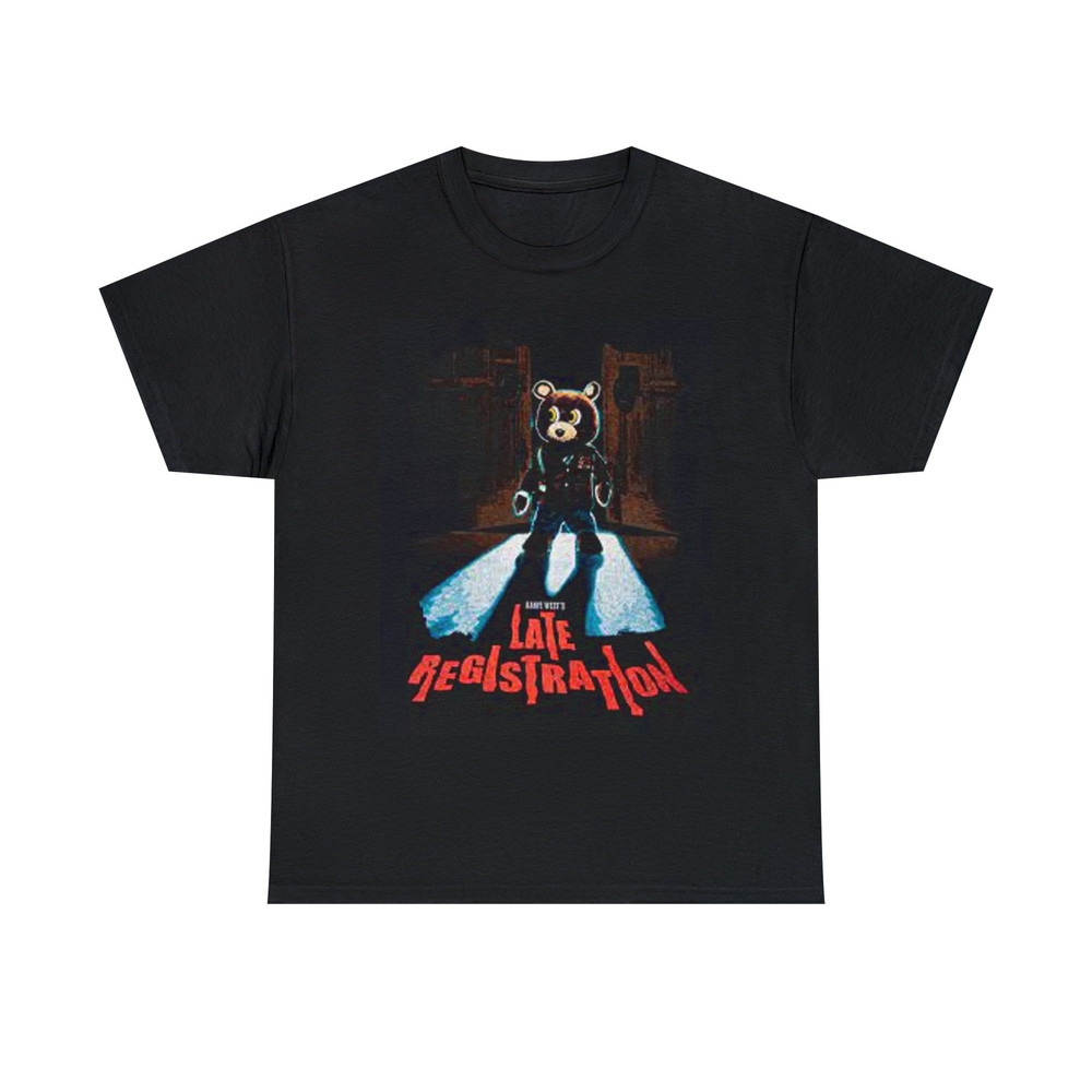 Kanye West Late Registration Vintage Retro Graphic Tee bear t shirt gift for him or her.jpg