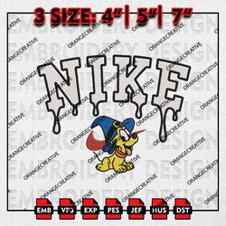 Nike Baby Witch Pluto Embroidery files, Halloween Embroidery, Disney Halloween Machine Embroidery Designs