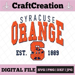 Vintage 90's Syracuse Orange Svg, Syracuse Svg, Vintage Style University Of Syracuse Svg, Png Svg dxf NCAA Svg, NCAA svg