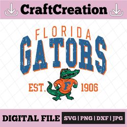 Vintage 90's Florida Gators Svg, Florida Svg, Vintage Style University Of Florida Png Svg dxf NCAA Svg, NCAA Sport Svg