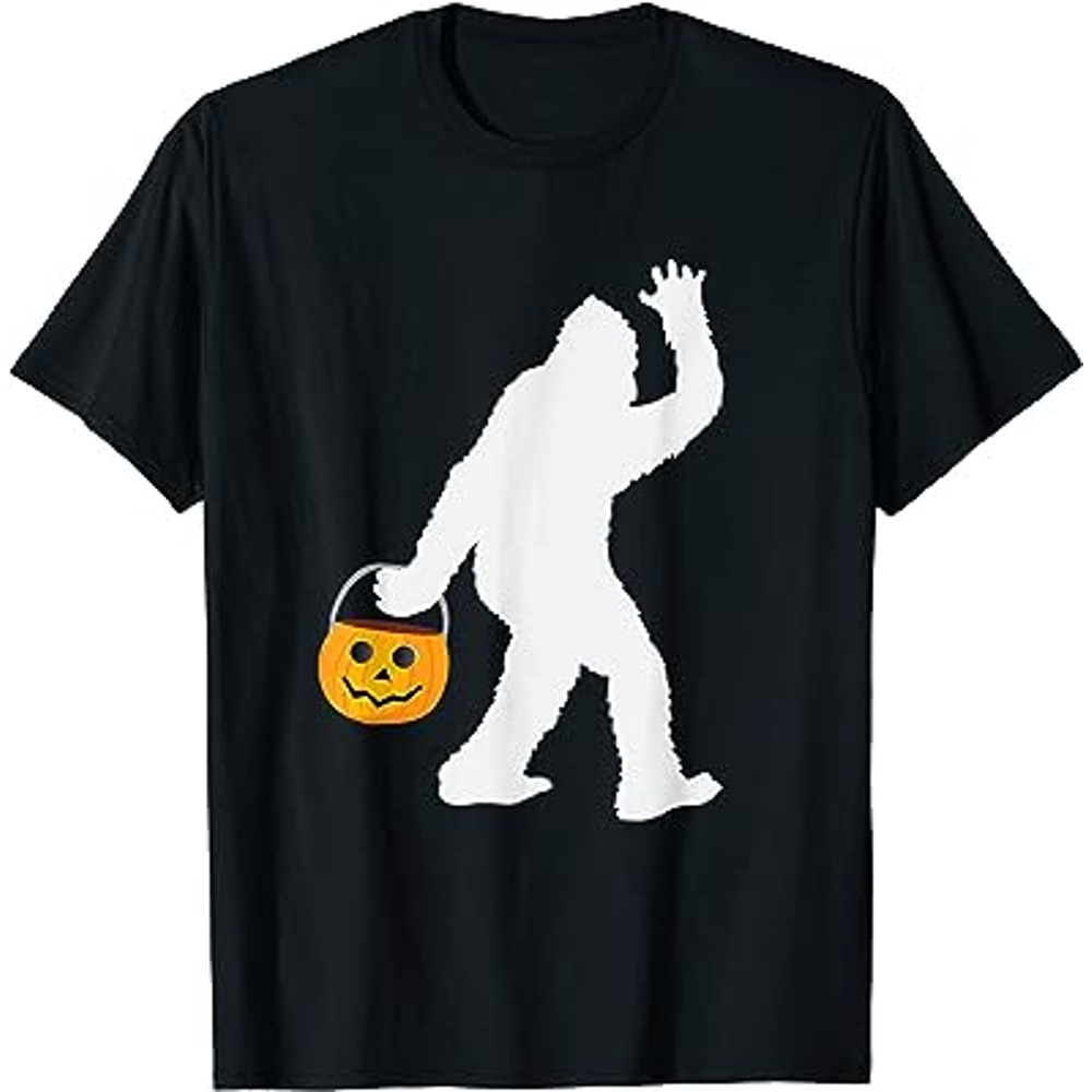 Pumpkin Bigfoot Halloween Shirt T-Shirt.jpg