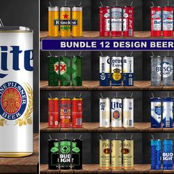 Bundle 12 Designs Beer Tumbler Wrap , Beer Digital Wrap Design ,Drink Tumbler Wrap 41