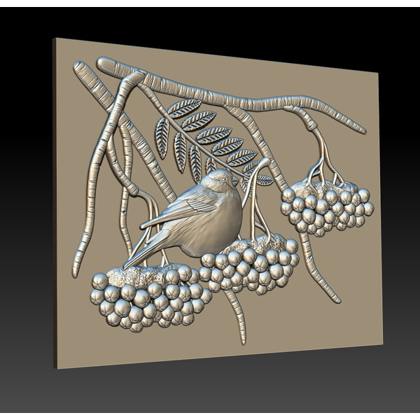 3D STL Model file Panel Bullfinch