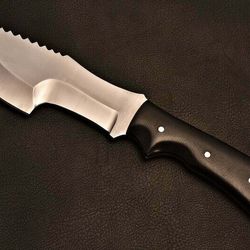 custom handmade d2 steel bush craft hunting tracker survival knife hunting knife