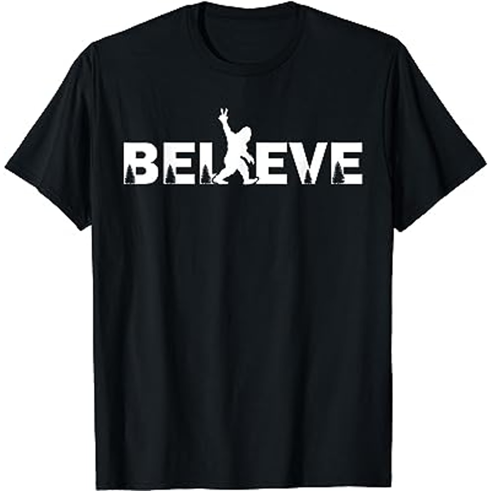 Believe in Bigfoot, Sasquatch & the Yeti - Conspiracy Theory T-Shirt.jpg