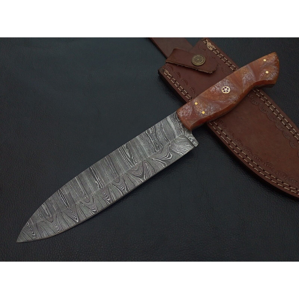 Buy Now 12 Damascus Steel Hunting Knife