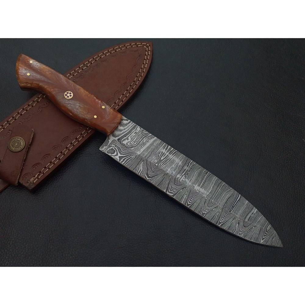 Buy Now 12 Damascus Steel Hunting Knife
