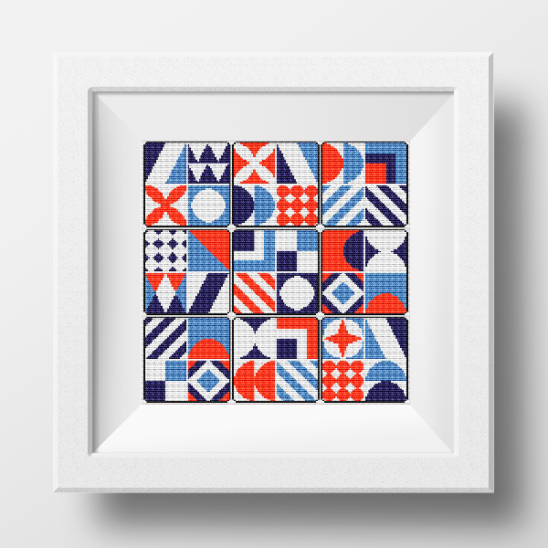 square cross stitch pattern