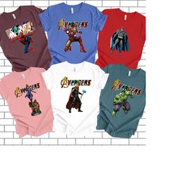 avengers all team t-shirt/hoodie/sweatshirt, marvel avengers logo shirt, avengers shirt, avengers custom tee, superheroe