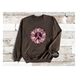 ribbon flower shirt, cancer warrior tshirt, breast cancer survivor sweatshirt, cancer awareness hoodies, cancer support