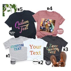 custom text shirt, personalized text t-shirt, customized your own sweatshirt, personalized matching hoodie, personalized