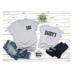 father and daughter matching shirt, cute daddy's girl t-shirt, dad & baby shirt, fathers day hoodie gift from daughter,