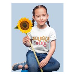 mama's girl shirt, cute toddler tshirt, funny girl sweatshirt, mother's girl hoodie, daughter tee, baby girl shirt, gift