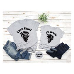 storm chaser t-shirt, matching mama and family shirt, tiny tornado baby outfit, mother son daughter kids sweatshirt, mot