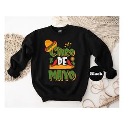 cinco de mayo tshirt, mexican fiesta sweatshirt, 5 de mayo shirt, cute sombrero hoodie, mexican festival outfit, funny f