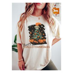 happy hallothanksmas clipart, hallothanksmas png, happy hallothanksmas, fall png, halloween png, christmas png, retro pn