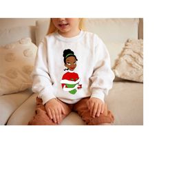 disney tiana princess christmas sweatshirt,princess tiana shirt,disney princess shirt,disney shirt,disney vacation shirt