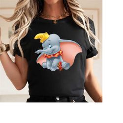 dumbo watercolor shirt, oversized shirt, disney trip shirt, family disney shirt, vintage dumbo disney shirt, dumbo shirt