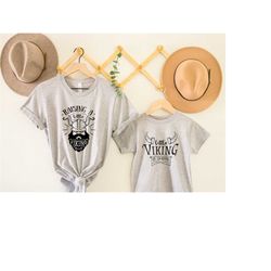 daddy and me matching viking shirts, viking shirt, daddy and me shirt, family matching shirt, fathers day shirt, christm