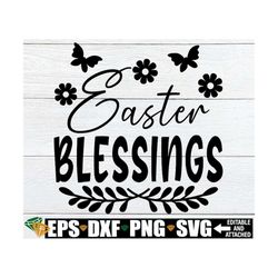 easter blessings, easter door sign svg, easter svgt, easter decor svg, happy easter svg, religious easter svg,christian