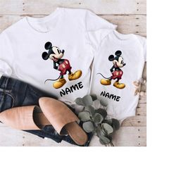 vintage mickey mouse shirt, personalized disney shirt, minnie mouse shirt, disney family shirt, disney trip, disney shir
