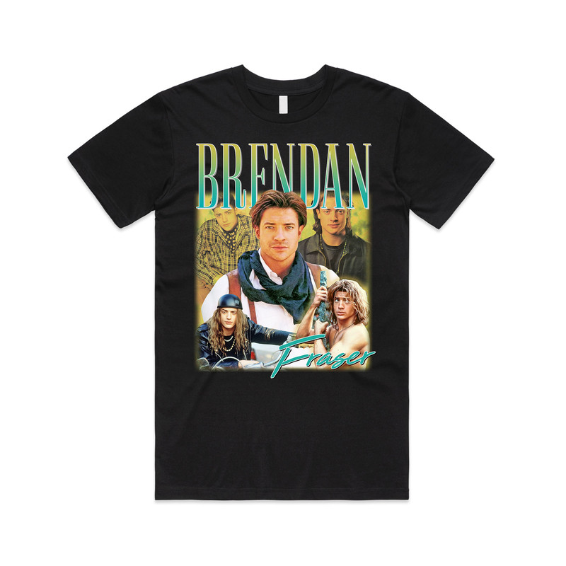 Brendan Fraser Homage T-shirt Tee Top Funny Retro 90s Gift TV Show.jpg