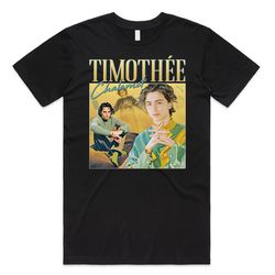 timothee chalamet homage t-shirt tee top timothy wonka actor vintage