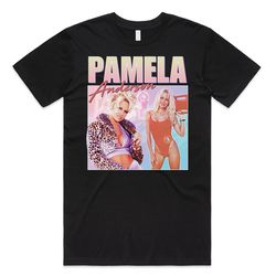 pamela anderson homage t-shirt tee top pam & tommy book costume vintage