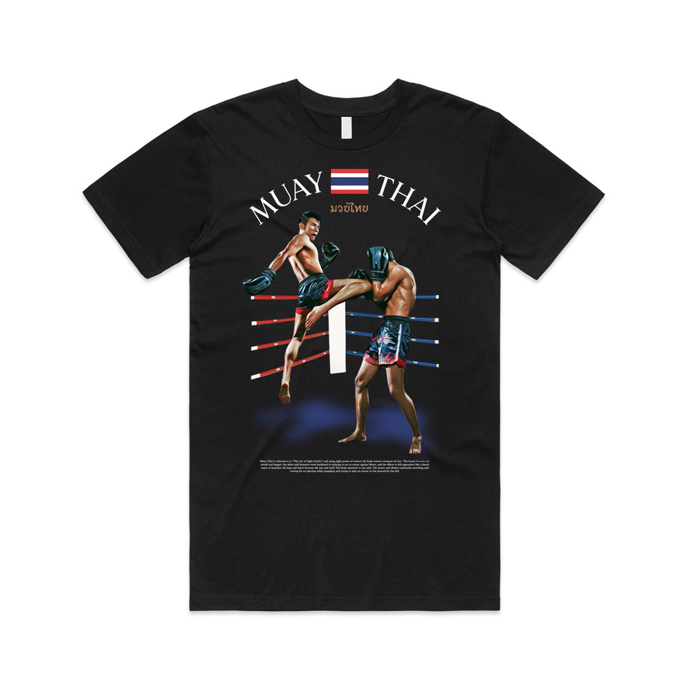 Muay Thai Vintage Style T-shirt Tee Top Graphic Kick Boxing Martial Arts Gift.jpg