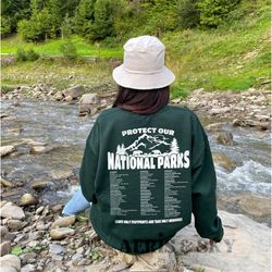 63 national park sweatshirt, hiking shirt granola girl aesthetic sweatshirt camping sweatshirt trendy crewneck forestcor