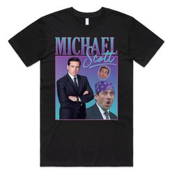 michael scott homage t-shirt tee top us office tv show retro 90s vintage funny