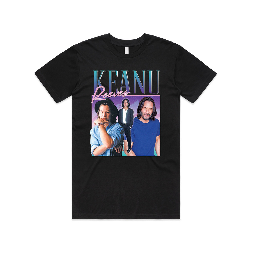Kenau Reeves Homage T-shirt Tee Top Film Star Movie Icon Legend Retro 90s Vintage Funny.jpg