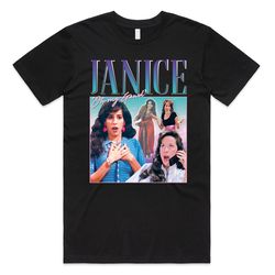 janice homage t-shirt tee top friends funny gift chandler bing tv show vintage retro 90s