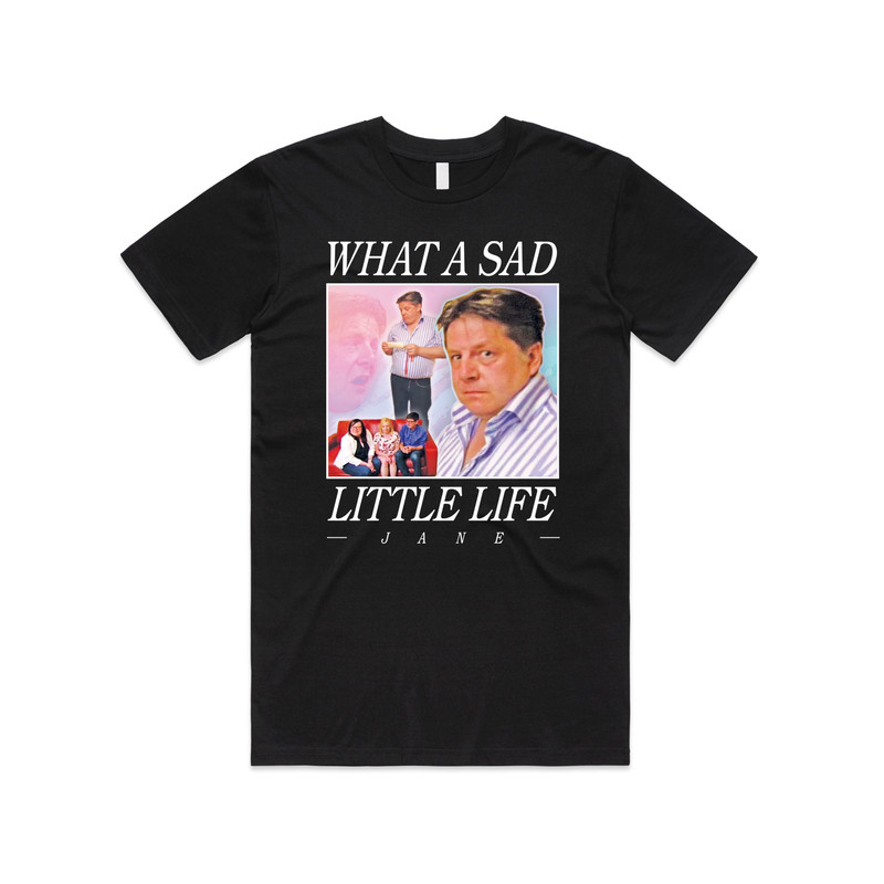 What A Sad Little Life Jane T-shirt Tee Top Funny Meme Come Dine With Me Enjoy the Money.jpg