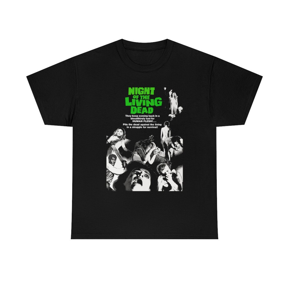 Night of the Living Dead Classic T-Shirt , Vintage Shirt Trending , Unisex Heavy Cotton Tee.jpg