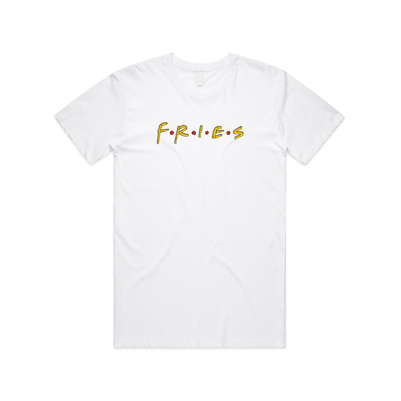Fries Friends T-shirt Tee Top Friends Funny Fast Food Gift 90s Retro Rachel Ross Monica Phoebe.jpg