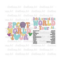two-side world tour svg, drink around the world tour svg, family vacation, family trip 2023 svg, vacay mode svg, magical
