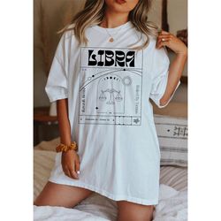 boho libra shirt, sun and moon tee, gift for libra, graphic zodiac t-shirt, air sign shirt, astrology t shirt, preppy te