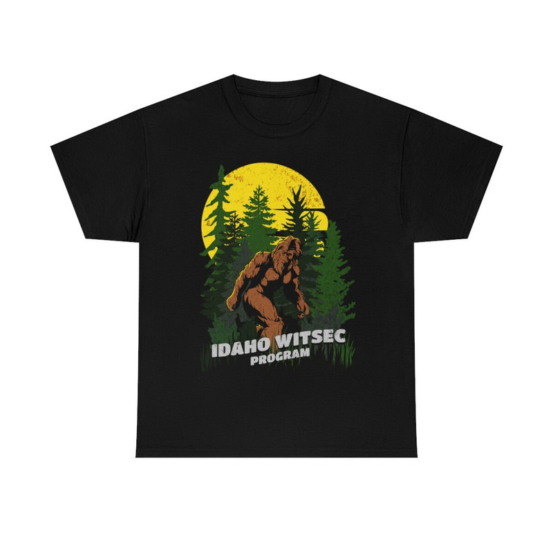 Bigfoot - Idaho Witsec Program Essential T-Shirt , Vintage Shirt Trending , Unisex Heavy Cotton Tee.jpg